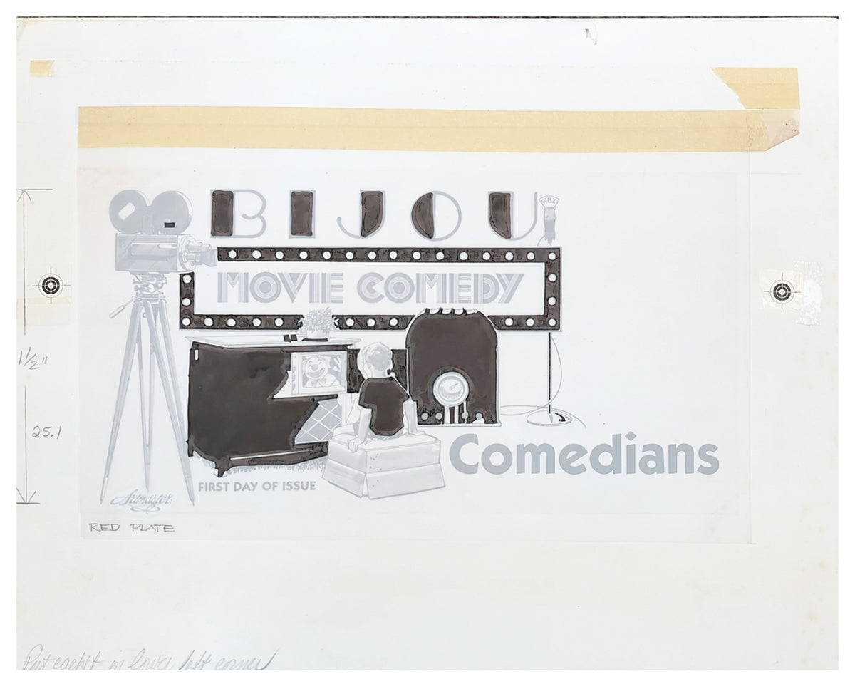 US Artmaster 2562-60 1991 Comedians Artwork