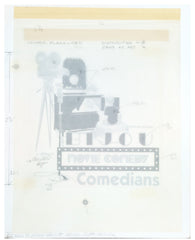 US Artmaster Scott 2562-66 Cinema - Comedians Vertical Cachet Artwork