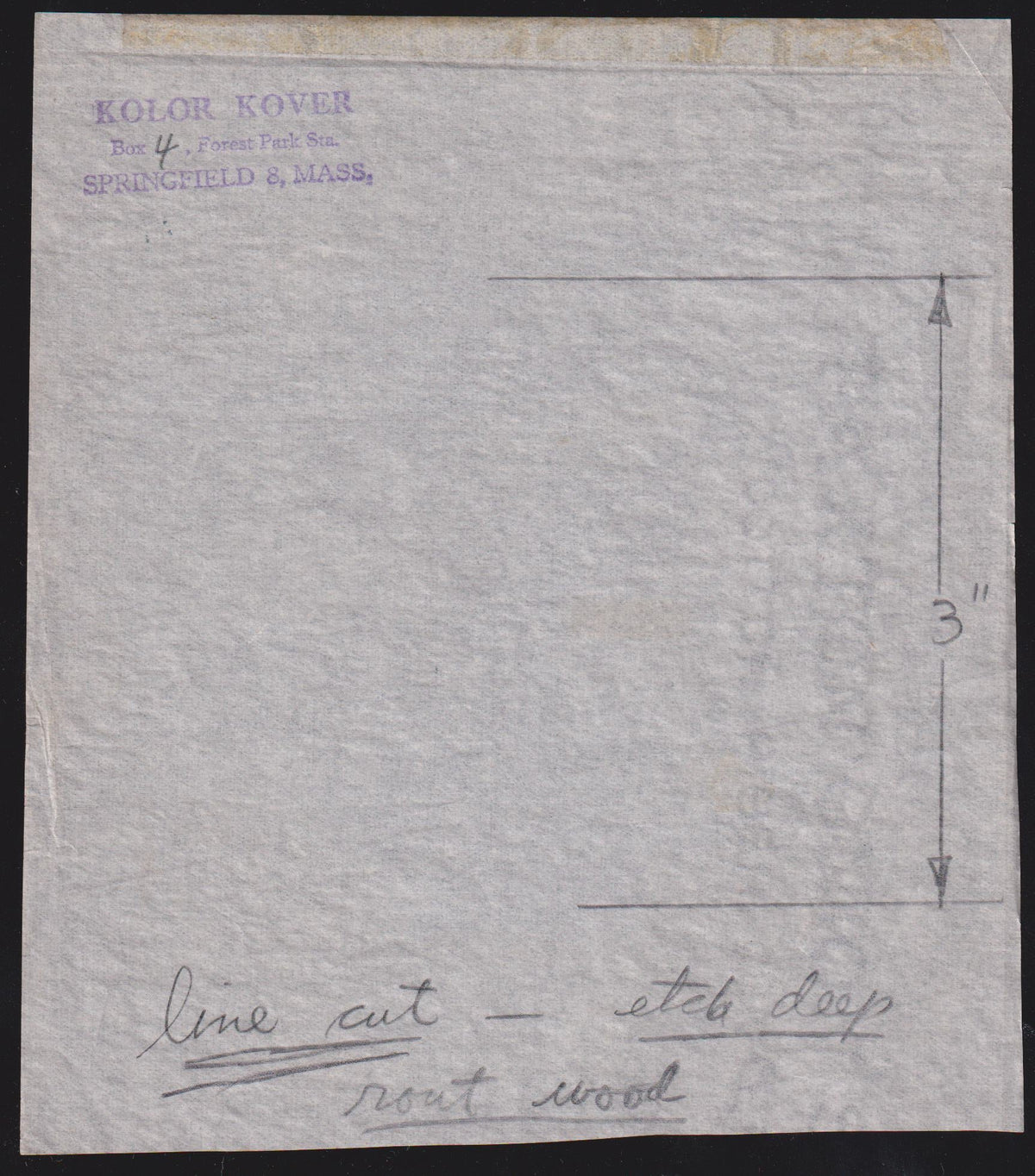 US Cachet /Stamp Artwork - Kolor Kover #C53