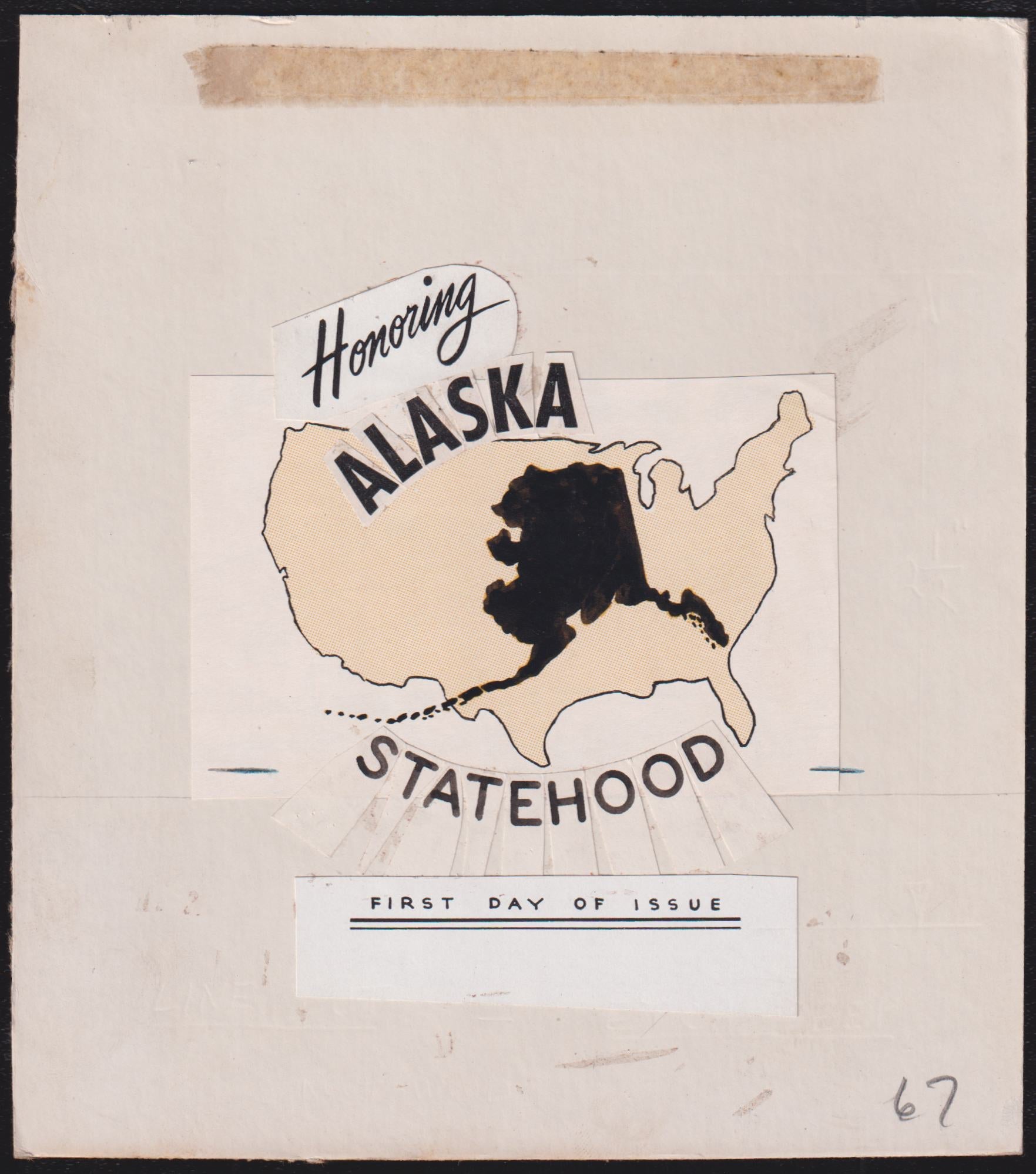 US Cachet /Stamp Artwork - Kolor Kover #C53