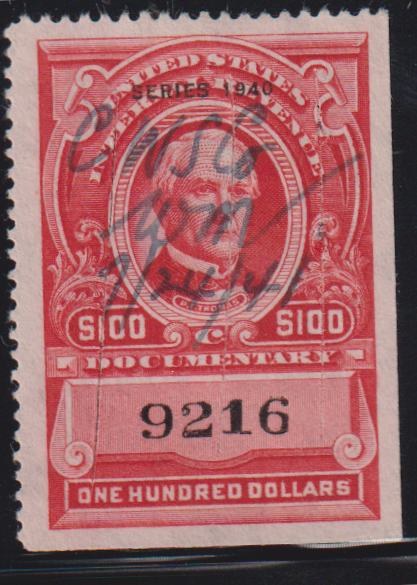 US Revenues #R308 Used VF - XF