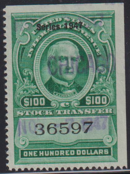 US Revenues #RD255 Used VF