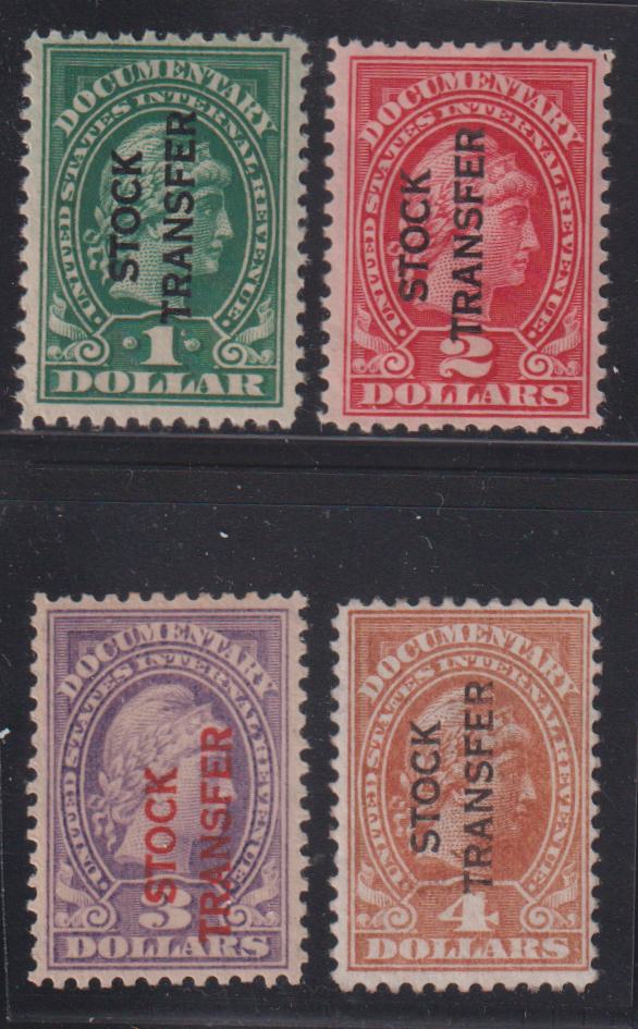 US Revenues #RD12-15 Mint\Hinged F - VF