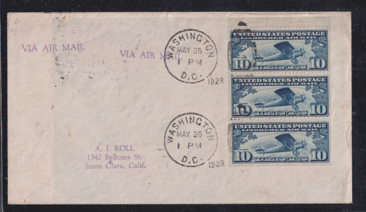US Airmails #C10a F - VF