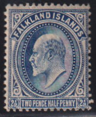 British Area A- M - Falkland Islands #25a Mint\Hinged F