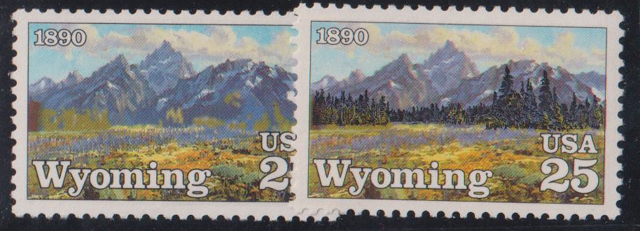 US Errors Post 1931 #2444a Mint VF