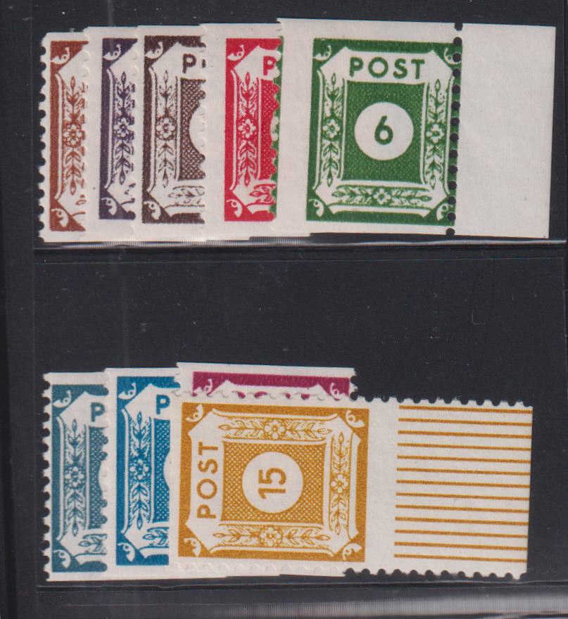 Germany - East Saxony #Mi42E-50E Mint\LH