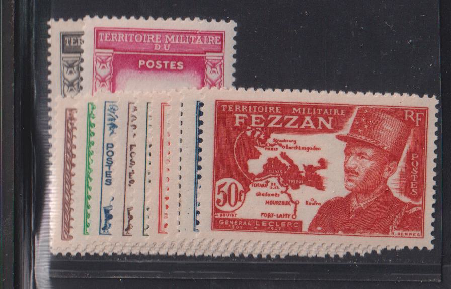 Italy and Italian Area - Libya-Fezzan #2N1-11 Mint\LH VF