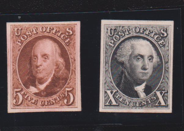 US Essays and Proofs #3P4-4P4 Mint XF