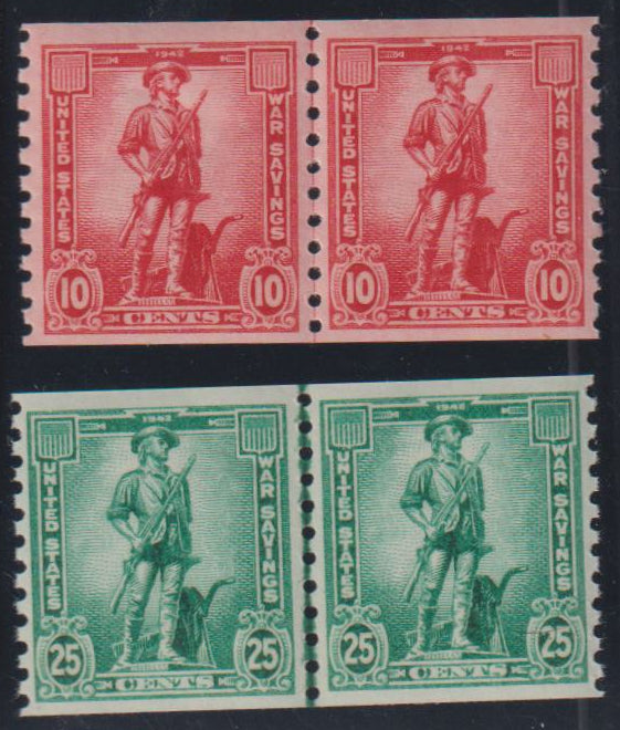 US Savings Stamps #WS12-13 Mint\NH VF