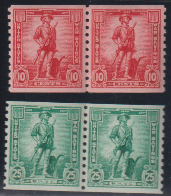 US Savings Stamps #WS12-13 Mint\NH VF - XF