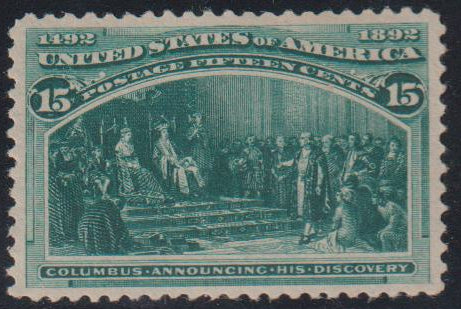 US Early Commemoratives #238 Mint\Hinged XF - SUP
