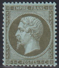France #22 Mint\Hinged F - VF