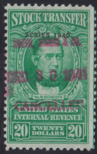 US Revenues #RD85 Used F - VF