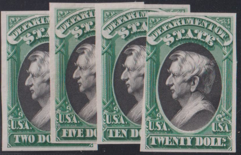 US Essays and Proofs #O68-17P3 Mint\NH F - VF NGAI