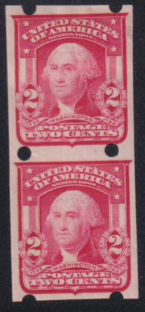 US Vending Machine Perforations #320aBR II Mint\NH VF