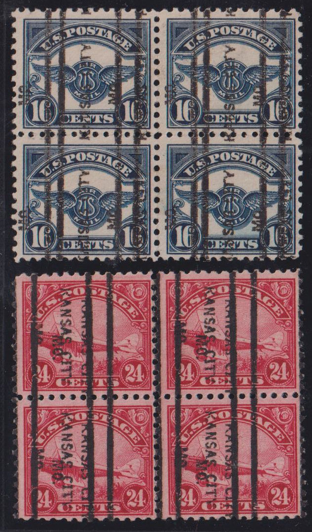 US Airmails #C5-6 Used