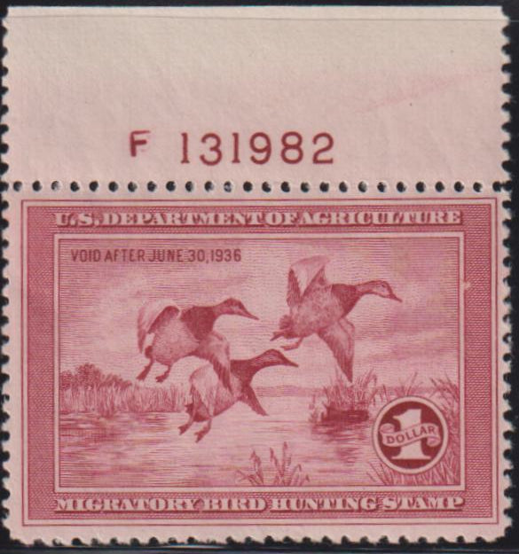 US Federal Duck Stamps #RW2 Mint\NH