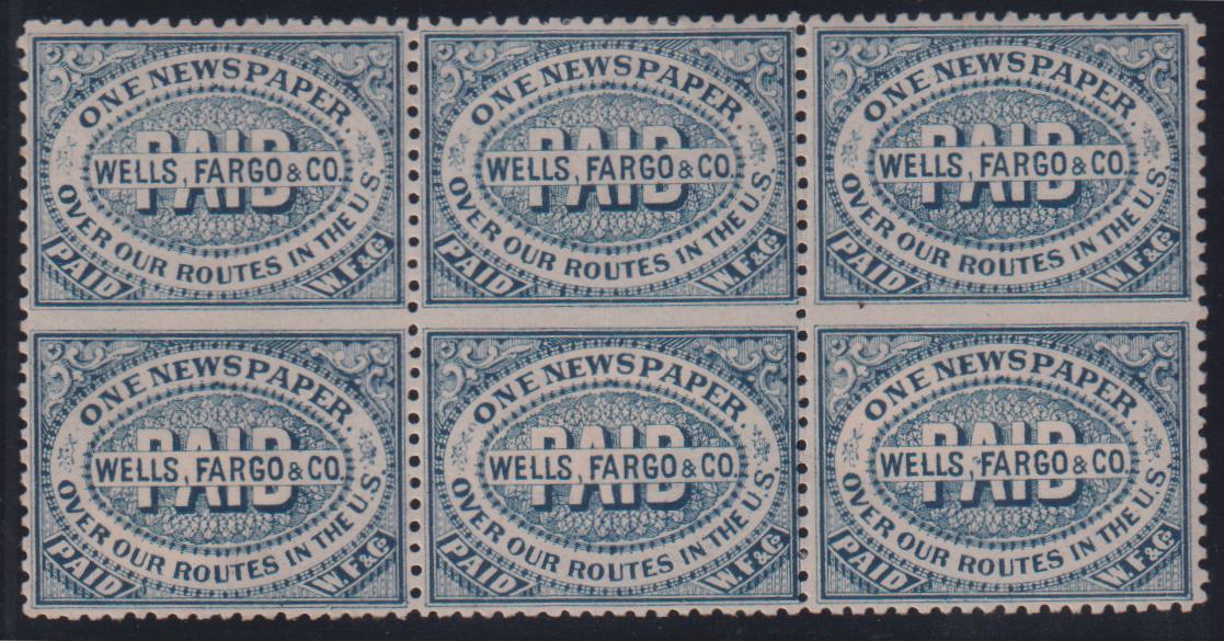 US Locals and Carriers #143LP9A Mint