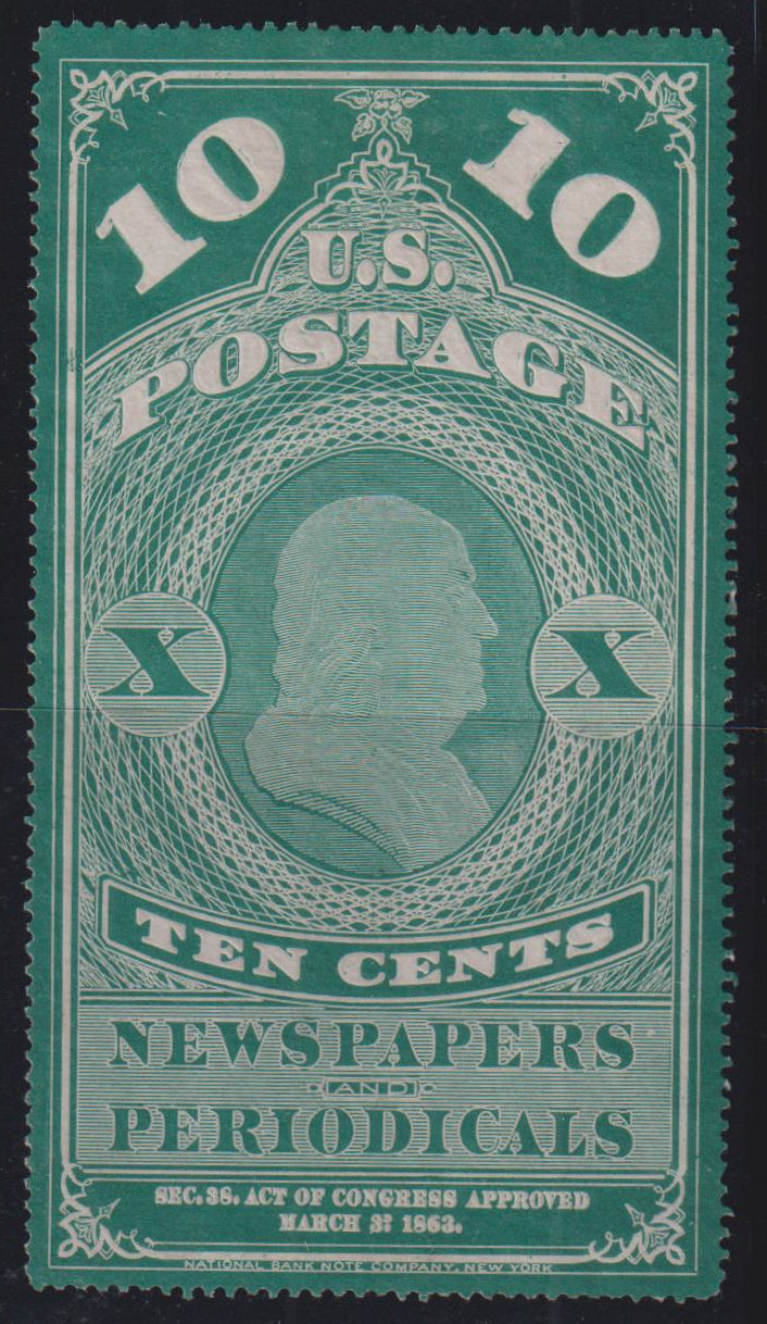 US Newspaper Stamps #PR2 Mint\LH