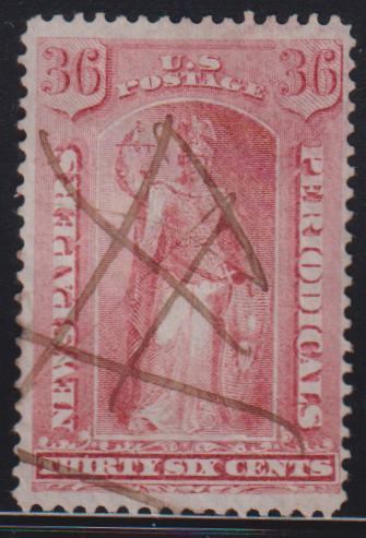 US Newspaper Stamps #PR18 Used