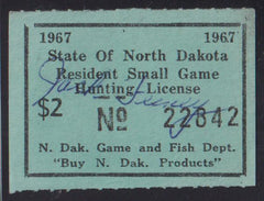 US Revenues - US North Dakota Small Game #1 Used