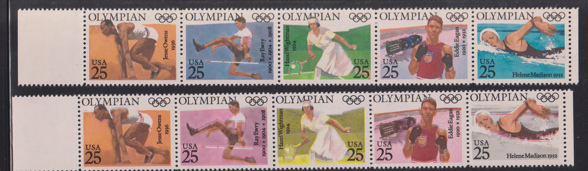 US Modern #2496-2500b NH