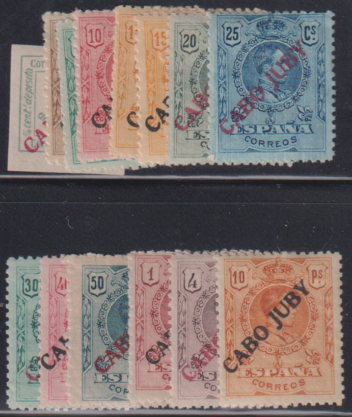 Spain - Cape Juby #7-19 Mint\Hinged F - VF