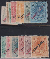Spain - Cape Juby #7-19 Mint\Hinged F - VF