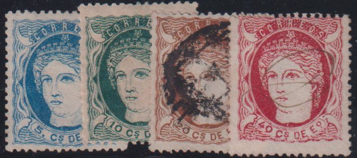 Spain - Philippines #39-42 Used F