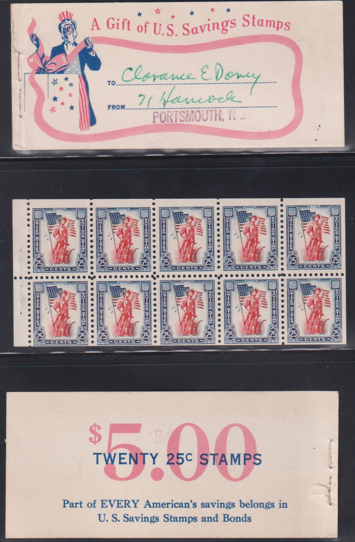 US Savings Stamps #S6a Mint\NH