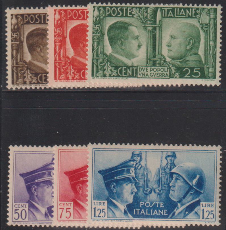Italy and Italian Area #411-18 Mint\NH F - VF