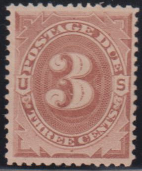 US Postage Dues #J3 Mint\NH F - VF