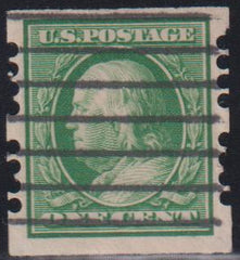 US Vending Machine Perforations #383 FAR 4A4 Used XF