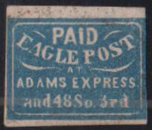 US Locals and Carriers #61L4 Mint\Hinged F - VF