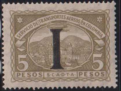 Countries A - M - Columbia #CL1T37 Mint\LH
