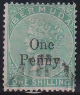 British Area A- M - Bermuda #15 Used F