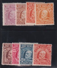 British Area N- Z - New Zealand #132-9 Mint\Hinged F - VF