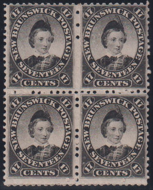 British Area A- M - Canada New Brunswick #11 Mint\LH/NH F
