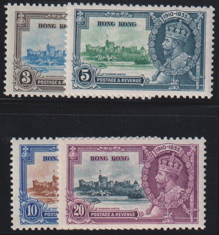 British Area A- M - Hong Kong #147-50 Mint\NH VF