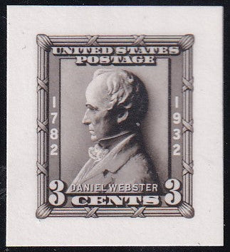US  #725E  Daniel Webster, Photo Essay