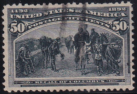 US Early Commemoratives #240 Used