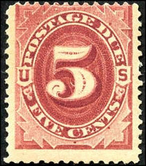US J25 Postage Dues NH Ave cv $325
