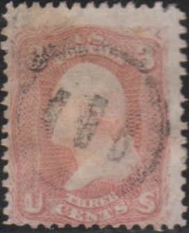 US 65 Early Classics Fancy Cancel Fine-VF
