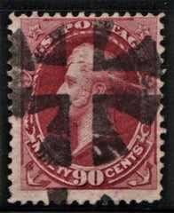 US 155 Bank Notes F - VF Used Fancy Cancel