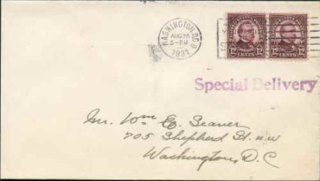 US 693 First Day Cover Horizontal Pair