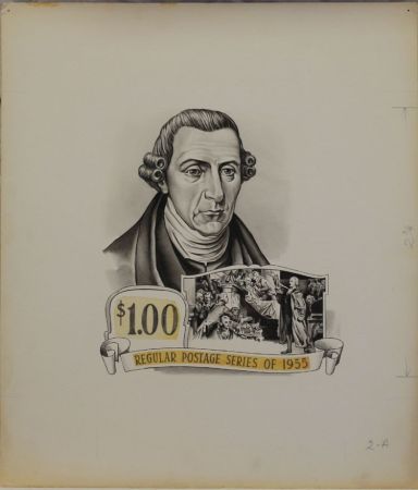 US Artmaster Scott 1052 1954 - 68 Liberty, Patrick Henry  - Artwork