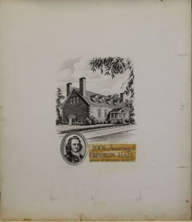 US Artmaster Scott 1108 1958 Gunston Hall, Virginia - Artwork