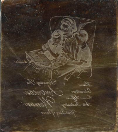 US Artmaster Scott 1152 1960 American Women, Mother and Daughter - Plate