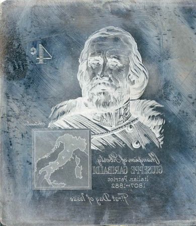 US Artmaster Scott 1168 1960  Giuseppe Garibaldi, 4c - Plate